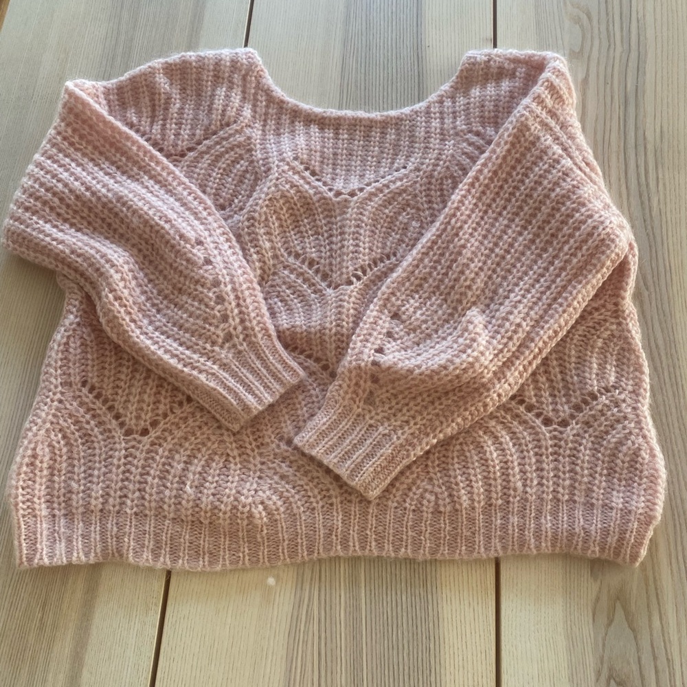 Sézane Blush Knit Sweater
